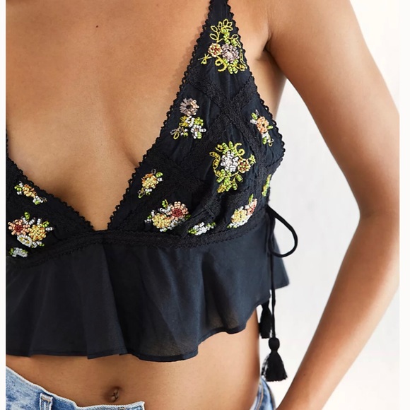 NWT Free People ivory white brami (bra + camisole), size L, this color sold out! - Picture 7 of 10